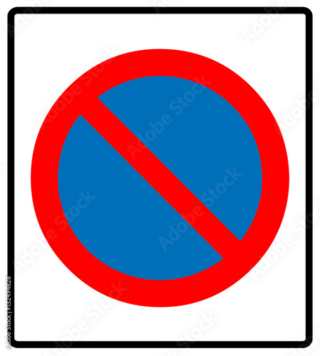 no parking symbol, Vector illustration. Free Download no parking symbol, Vector illustration. - GFXLoad