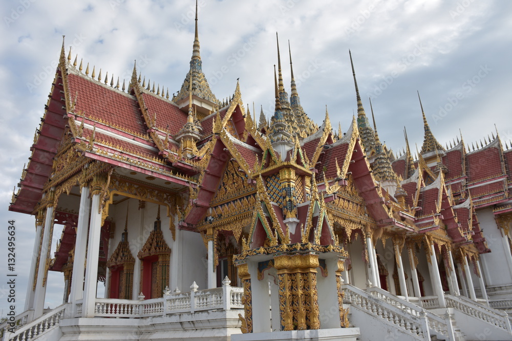 temple in Thailand, in public place