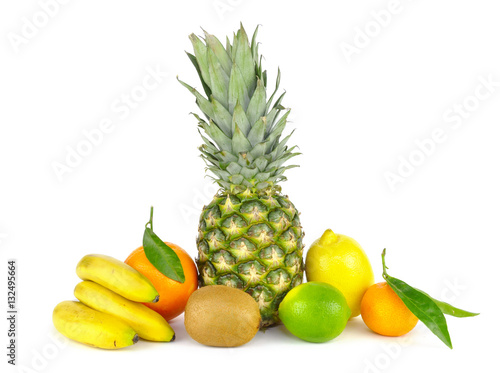 Tropical fruits isolated