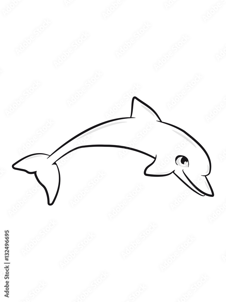 Obraz premium Delfin sweet sweet jump