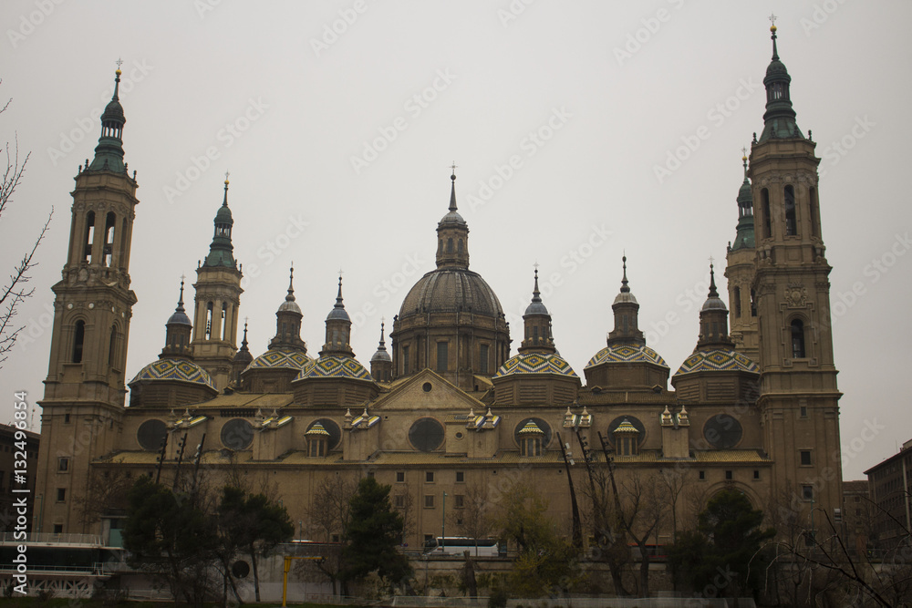 Catedral del pilar, en Zaragoza.