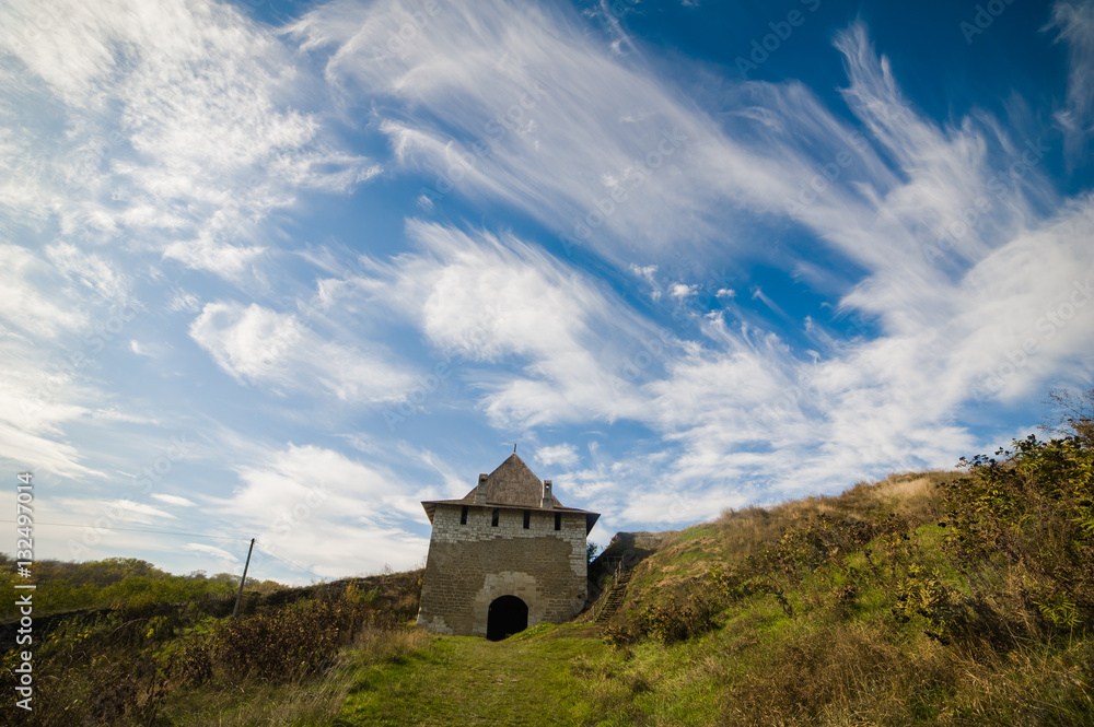 Old castle fortification building