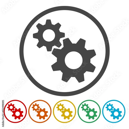 Gear Icon, Gear logo 