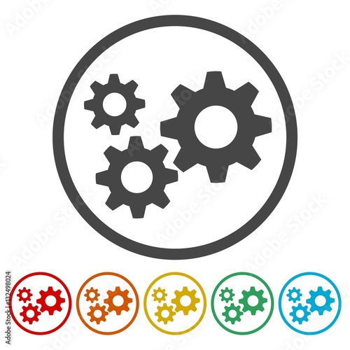 Gear Icon, Gear logo 