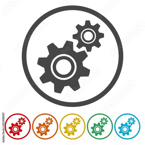 Gear Icon, Gear logo 