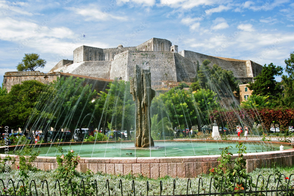 Fototapeta premium The new Fortress in Corfu, Greece.