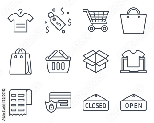 Ecommerce Icon Outlined
