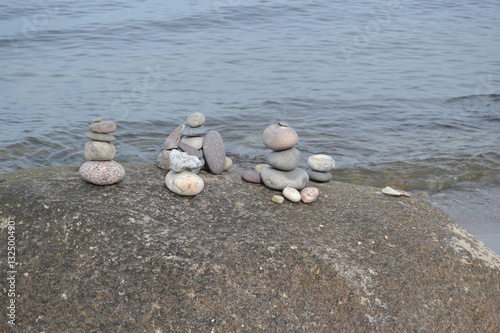 Steinmännchen an der Ostsee