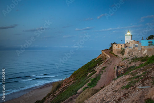 Lighthouse on the coast of Sidi Ifni © KajzrPhotography.com