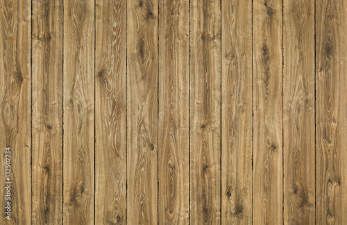 Wood Texture Planks Background, Brown Wooden Fence, Oak Grain Textured Plank, Wall or Floor Pattern