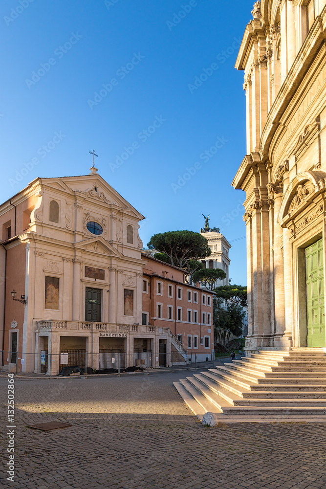 Rome, Italy. Mamertinum - prison, which were held before the execution of St Peter and St. Paul