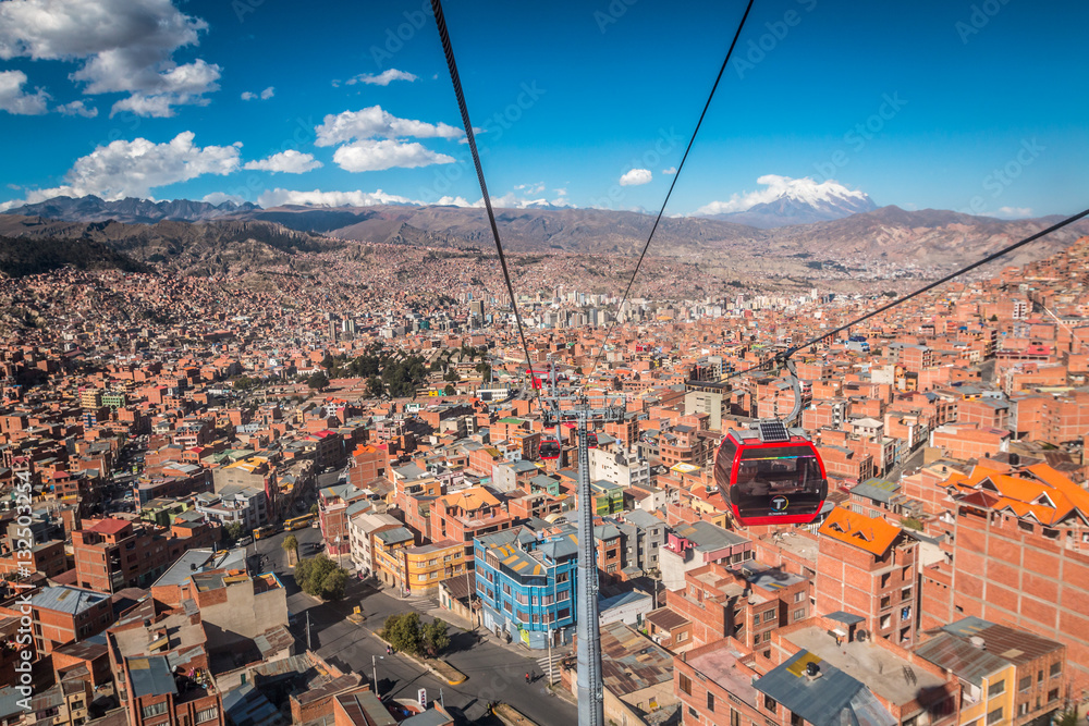 Φωτογραφία View of La Paz in Bolivia