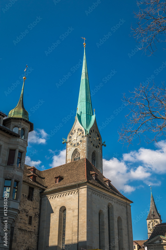 Church of Our Lady in Zurich Switzerland