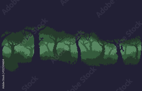 Pixel Art Forest