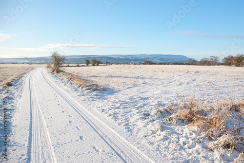 snowy countryside photo