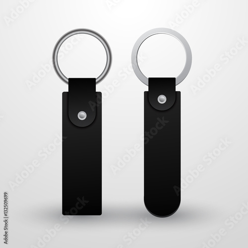 Key Chain Template : Vector Illustration 