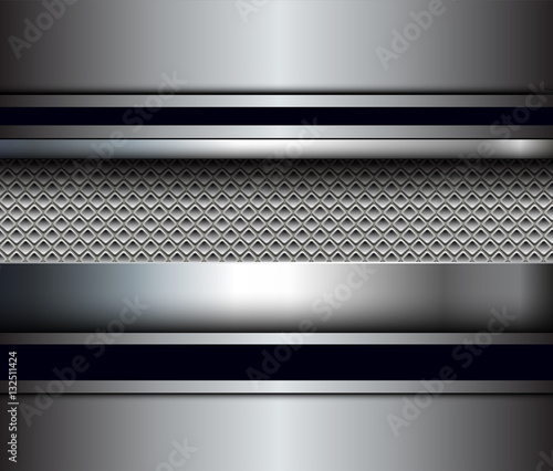 Elegant abstract background with metallic elements