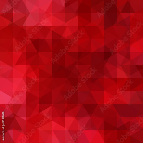 Triangle red vector background. Can be used in cover design, book design, website background. Vector illustration