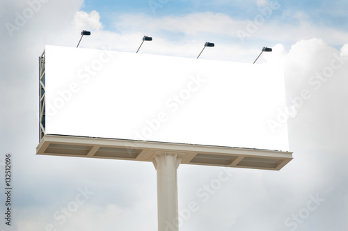 Blank billboard