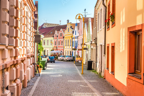 Colorful Buildings - Trebon  Czech Republic  Europe