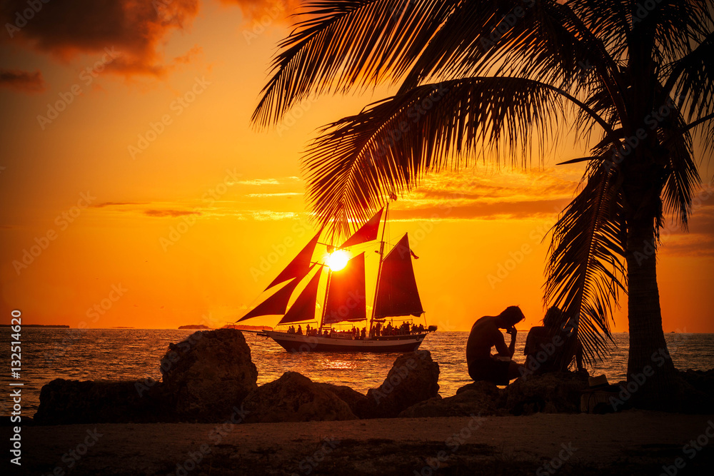 Obraz premium Sunset Key West