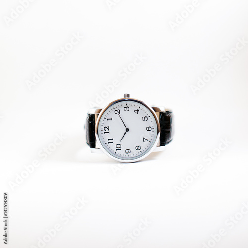 watch closeup isolated on white background