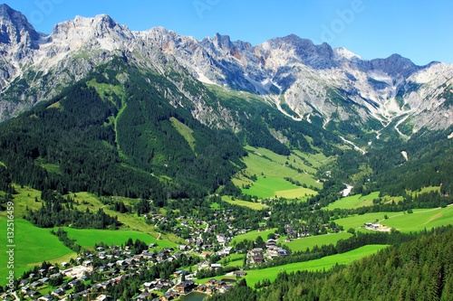 Blick von der Hochmaisalm auf Hinterthal