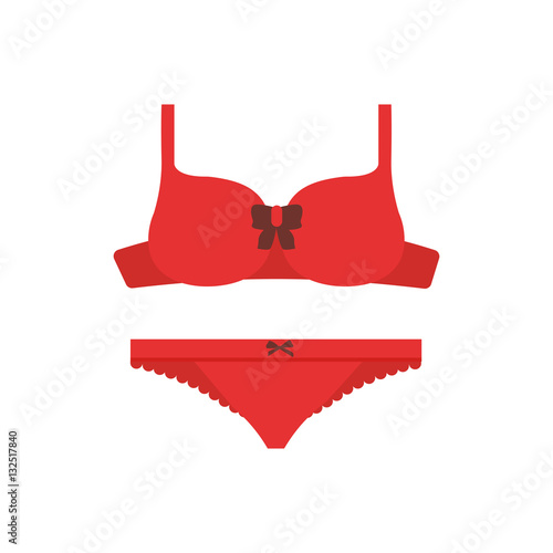 Underwear clothes vector.