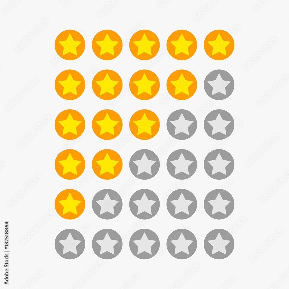 star ranking symbols star ranking symbols