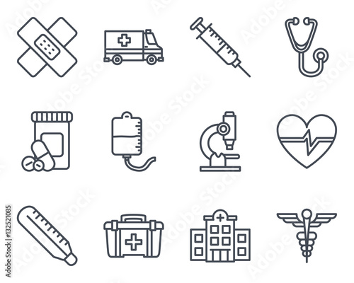Medicine Icon Outlined