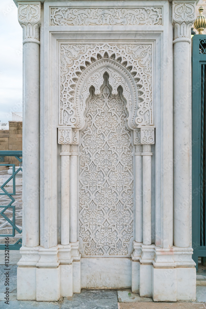 Obraz premium The Hassan Tower (tour hassan) in Rabat, Morocco 