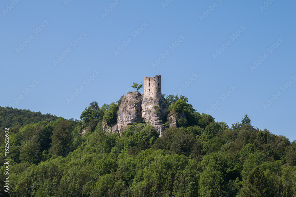 Castle ruin Neideck, Wiesenttal, Franconia, Germany, Europe Castle ruin Neideck, Wiesenttal, Franconia, Germany, Europe