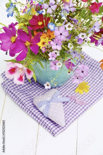 Sommer Grußkarte - Blumenst...