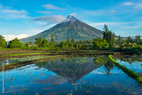 Mayon Volcano in Legazpi, Philippine 