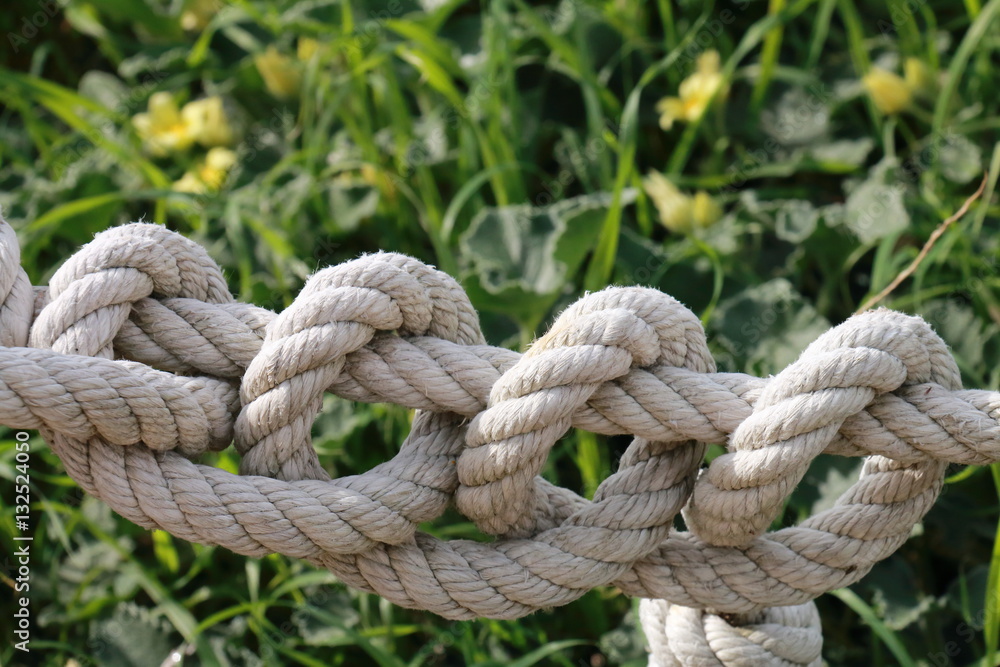 Knotted rope Knotted rope