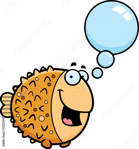 Talking Cartoon Pufferfish