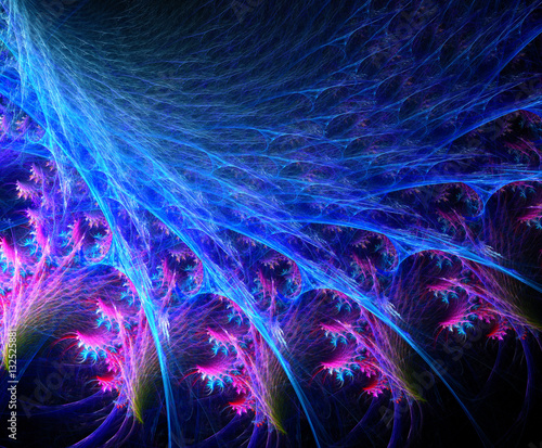 abstract multicolored fractal pattern