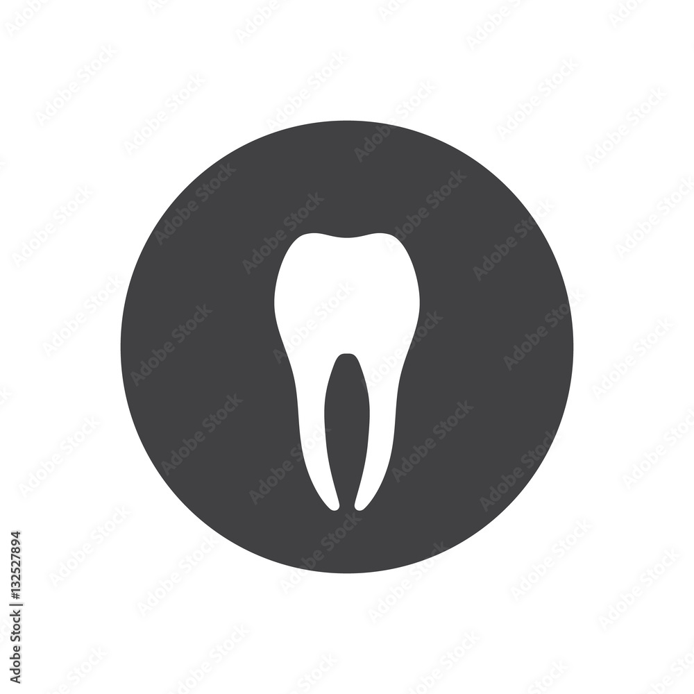 Tooth icon vector Tooth icon vector