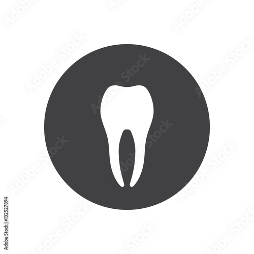 Tooth icon vector