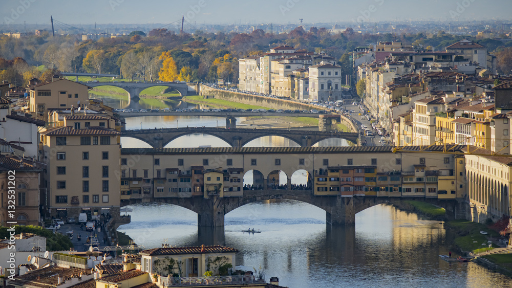 Ponte Vecchio, Old Bridge, Florence, Italy.