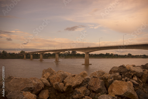 THAILAND ISAN NONG KHAI MEKONG FRIENDSHIP BRIDGE