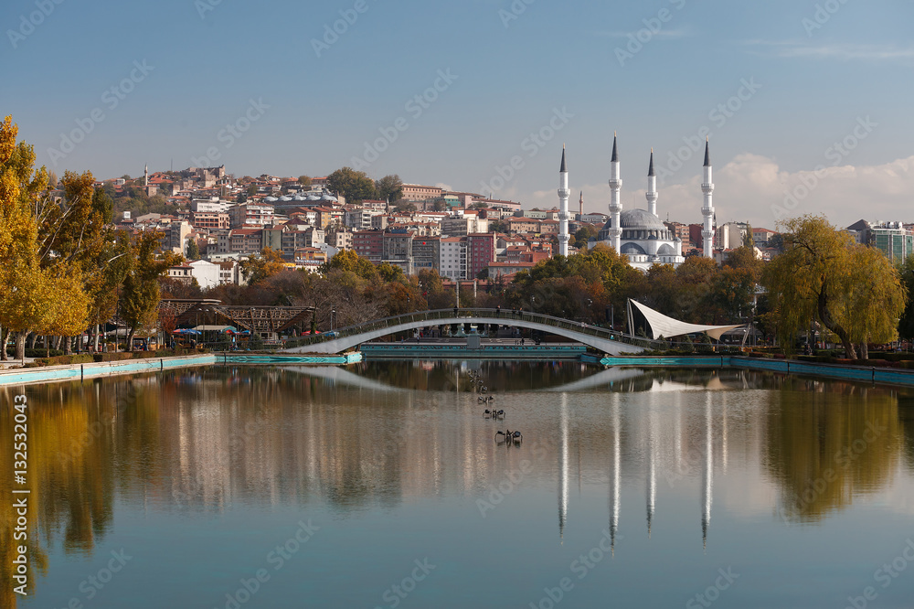 Hergelen square mosque and genclik (youth) park