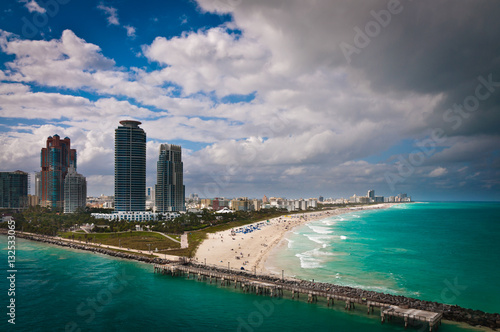 Bier's-eye view of South Miami beach