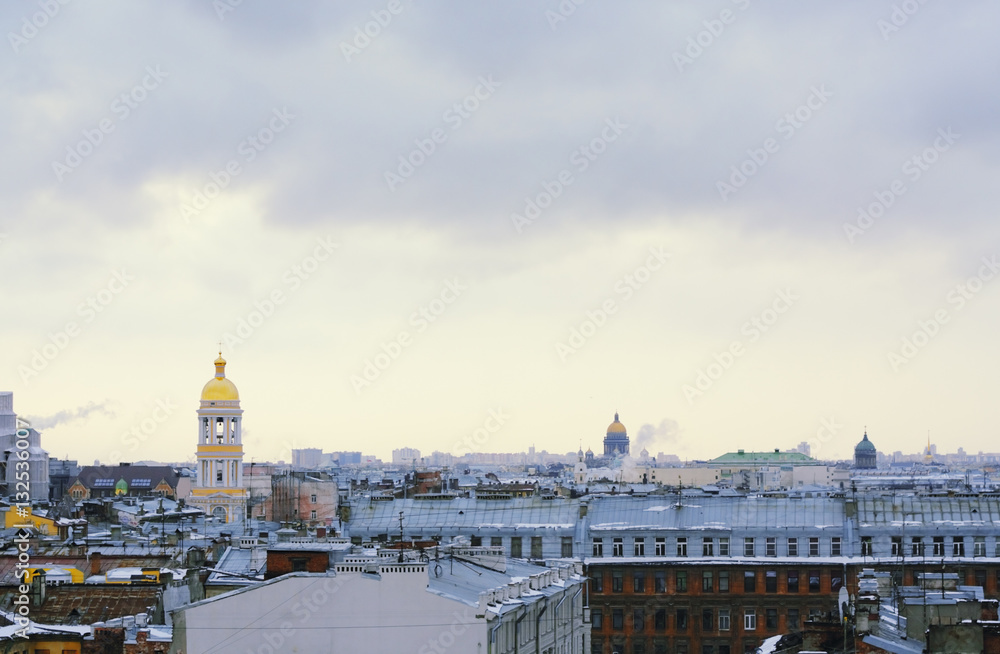 panorama of St. Petersburg
