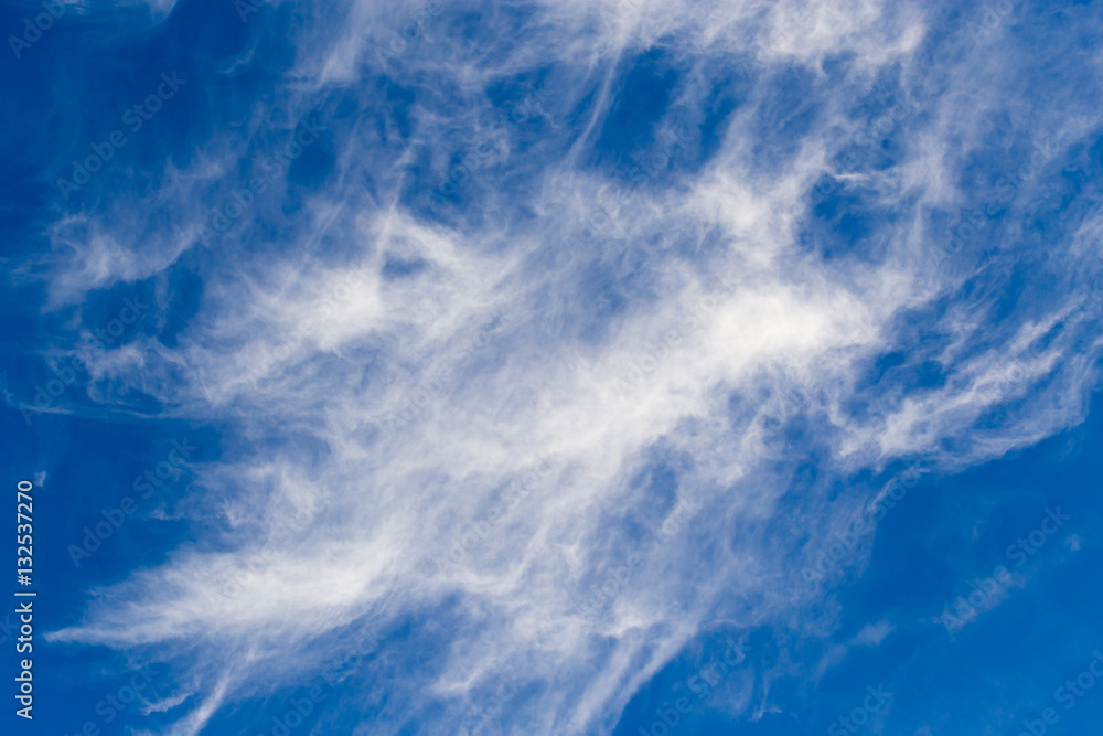 clouds in the blue sky as background clouds in the blue sky as background