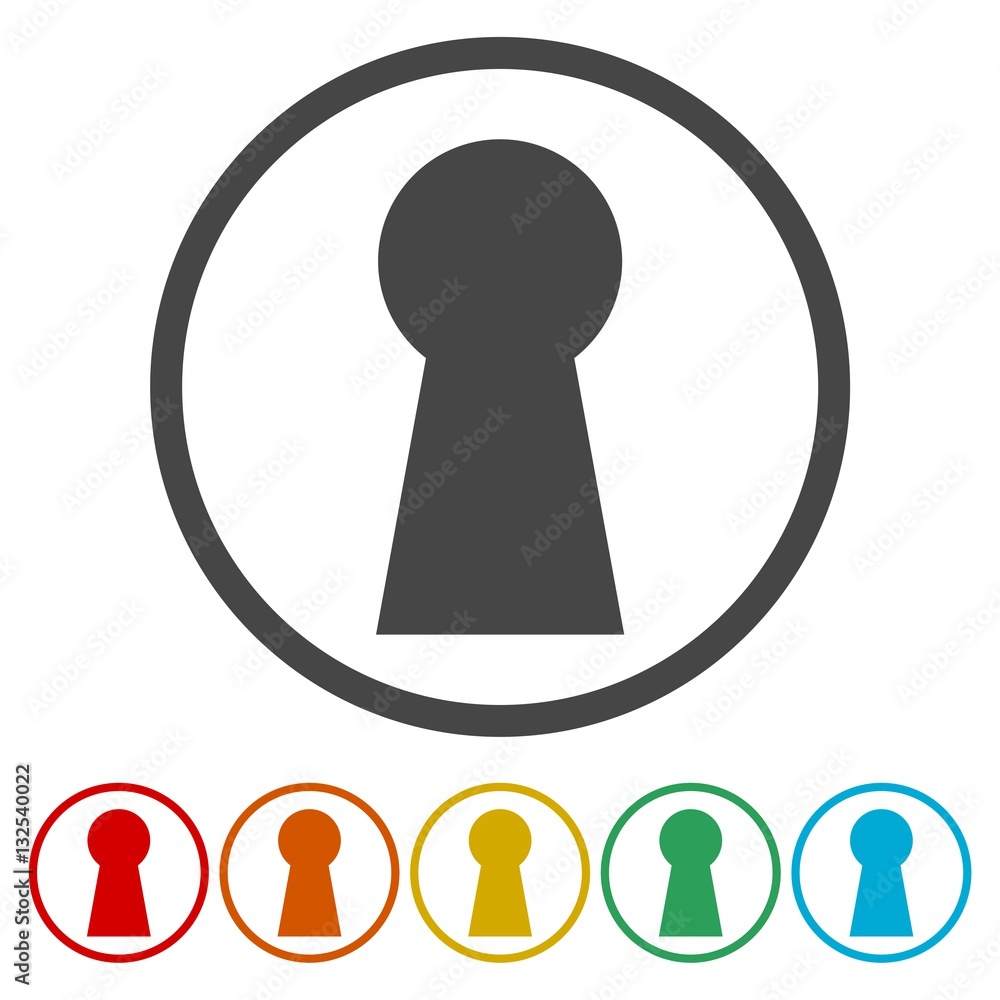 Keyhole Icon Vector Keyhole Icon Vector