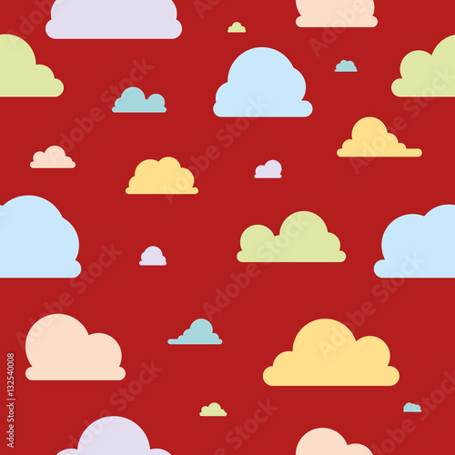 Wolken - Muster - bunt