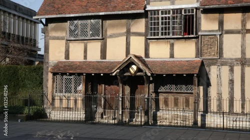 The house of William Shakespeare in Stratford upon Avon, England photo