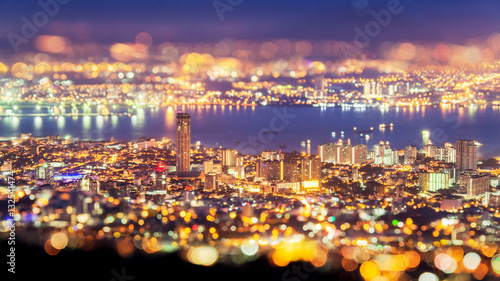 Wallpaper Mural George Town city view from Penang Hill Torontodigital.ca