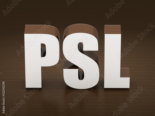 PSL acronym (Parallel strand lumber) photo